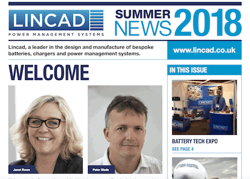 Lincad Newsletter Summer 2018